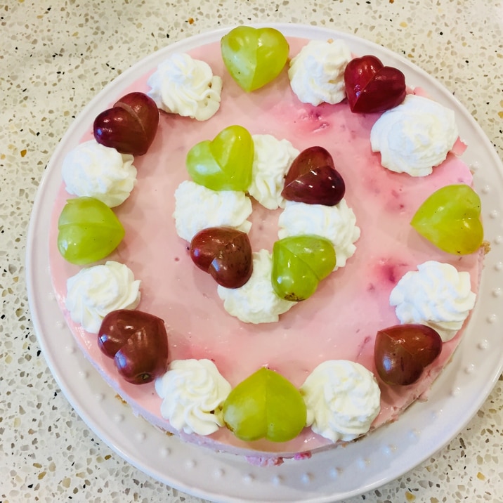 グレープの が可愛い イチゴのレアチーズケーキ レシピ 作り方 By Masya0928 楽天レシピ グレープの が可愛い イチゴのレアチーズケーキ レシピ 作り方 By Masya0928 楽天レシピ